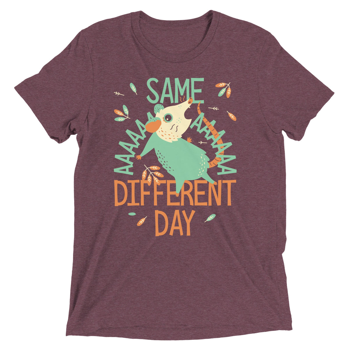 Same Aaaa Different Day Men's Tri-Blend Tee product image 5