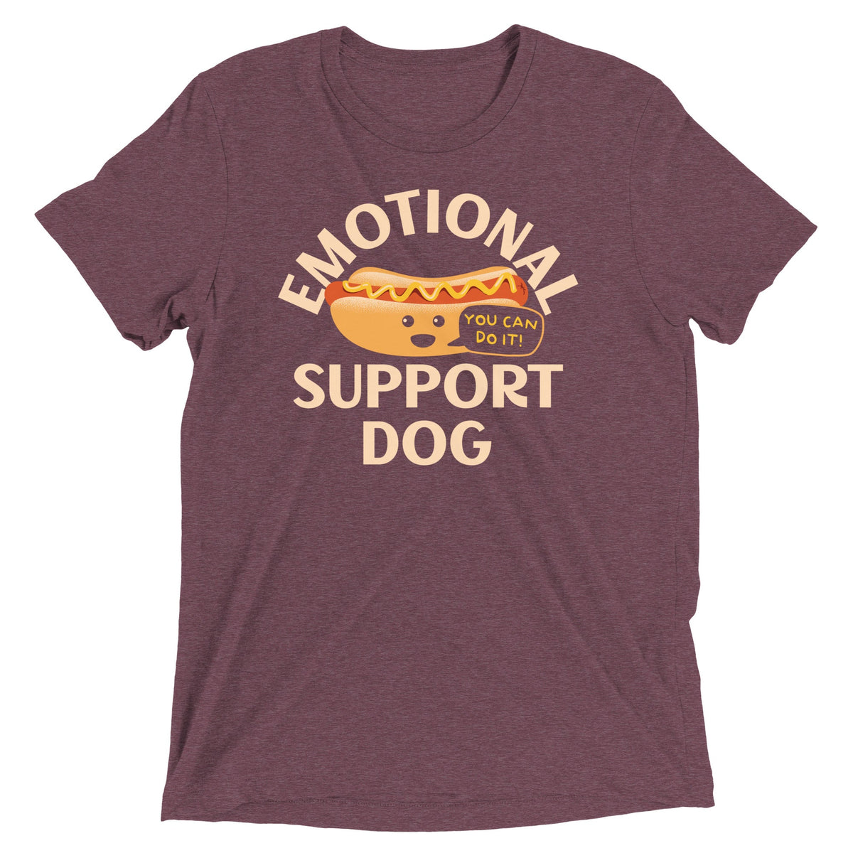 Emotional Support Dog Men's Tri-Blend Tee product image 5