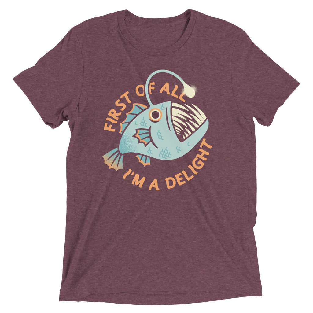 First Of All I'm A Delight Men's Tri-Blend Tee product image 6