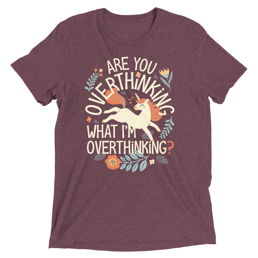Are You Overthinking What I'm Men's Tri-Blend Tee product image 6