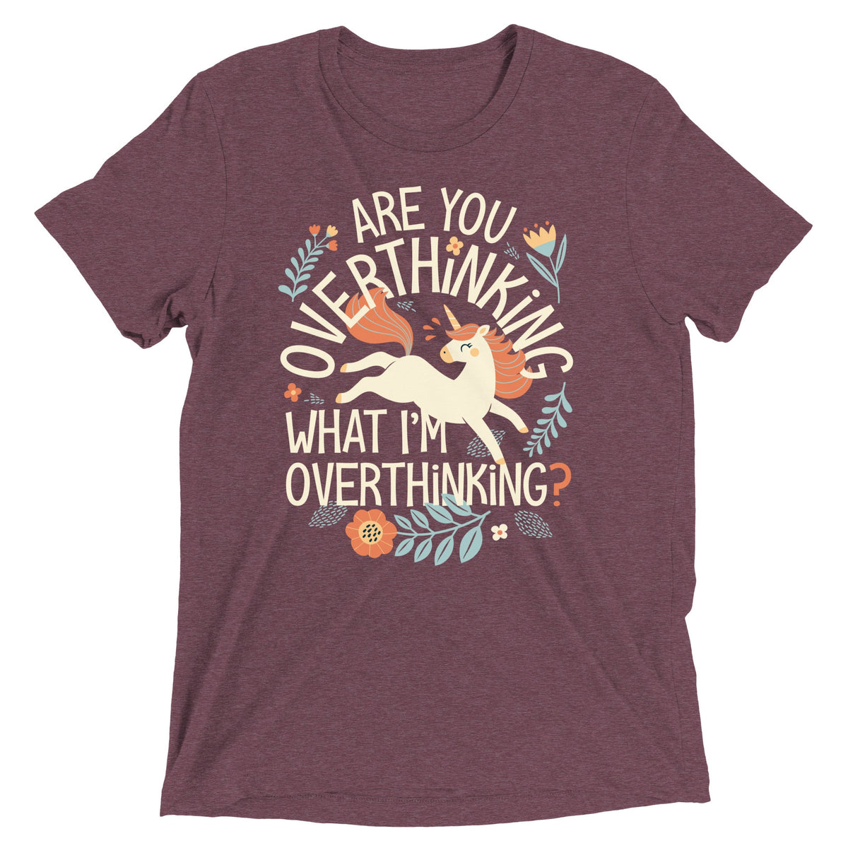 Are You Overthinking What I'm Men's Tri-Blend Tee product image 6