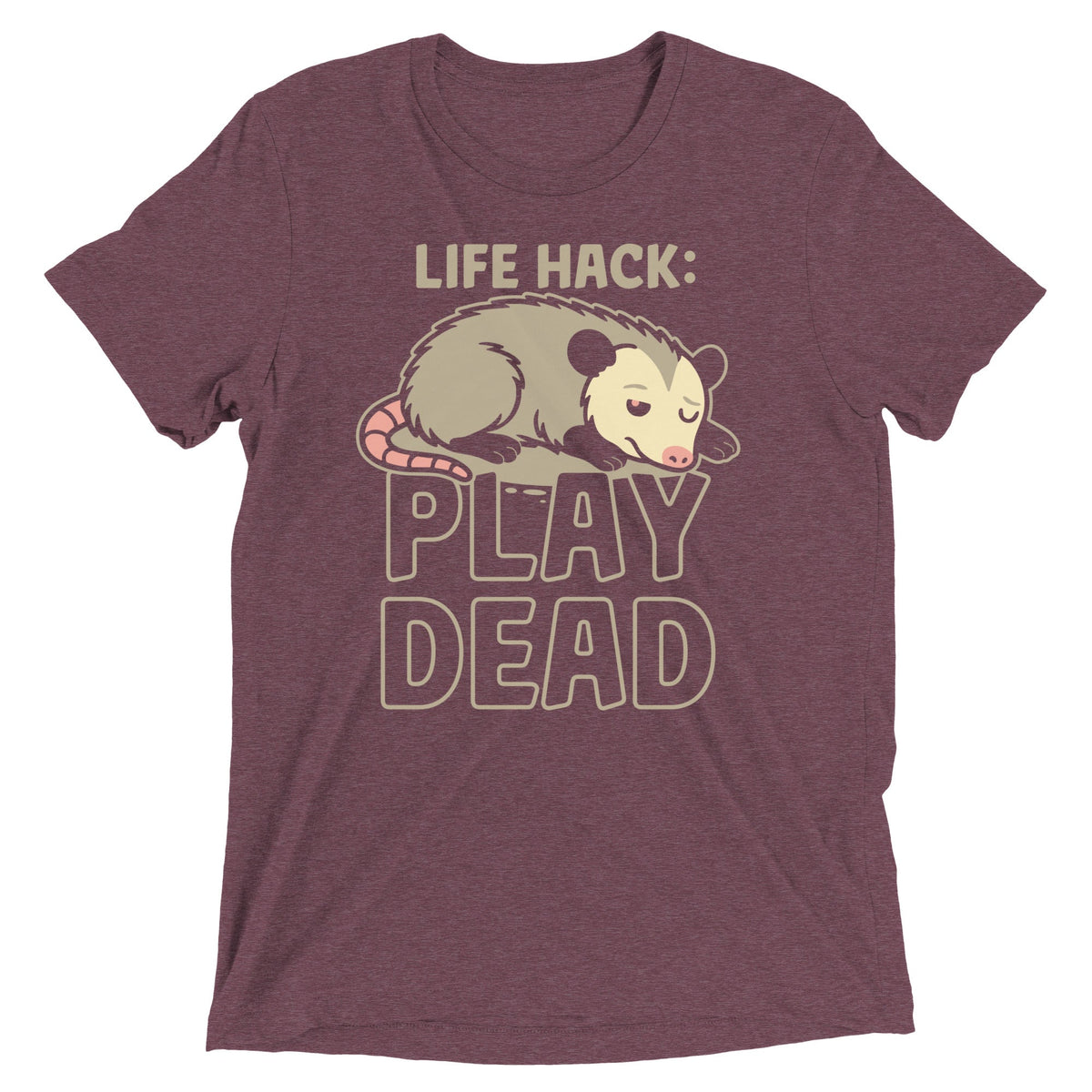 Life Hack Play Dead Men's Tri-Blend Tee product image 1