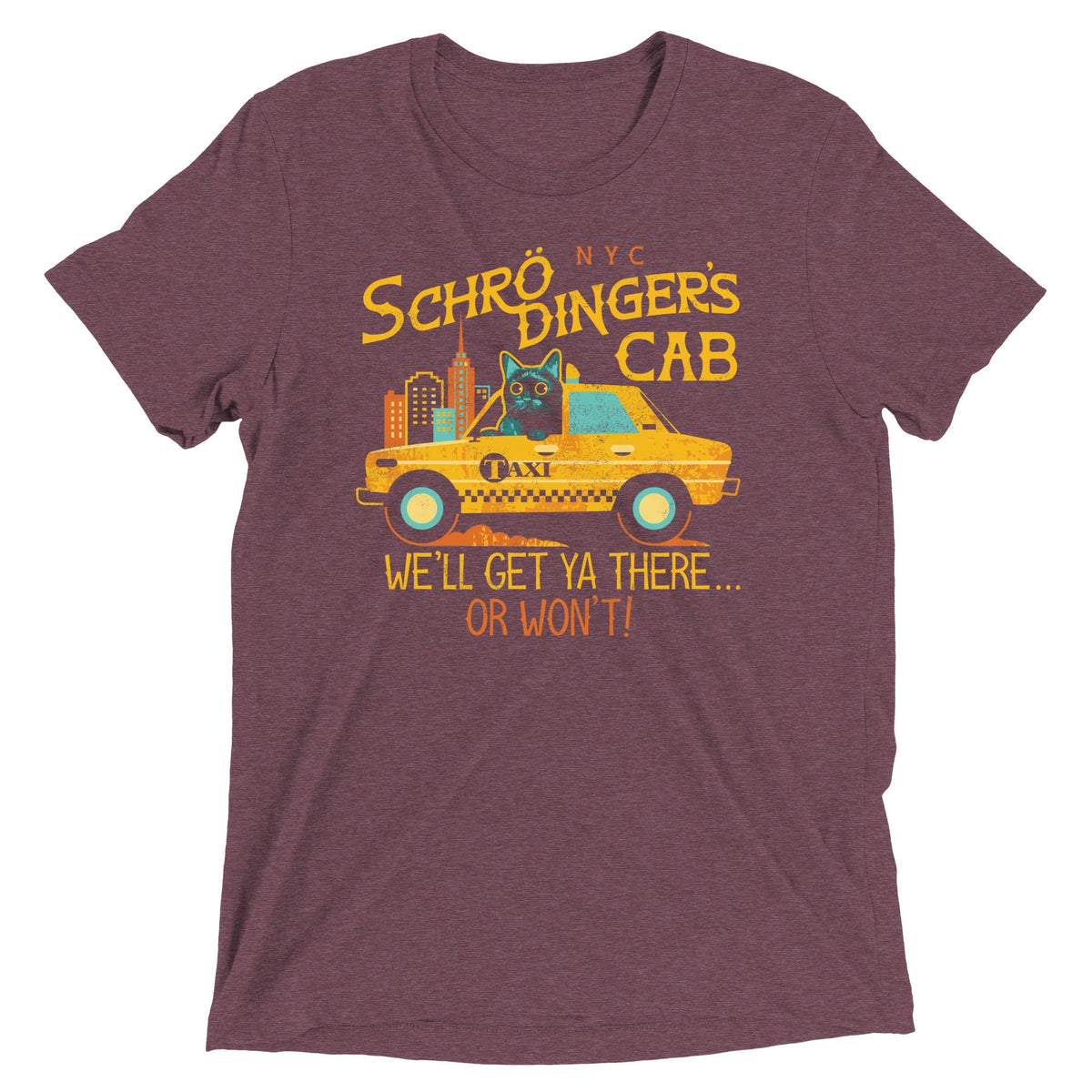 Schrodinger's Cab Men's Tri-Blend Tee product image 5