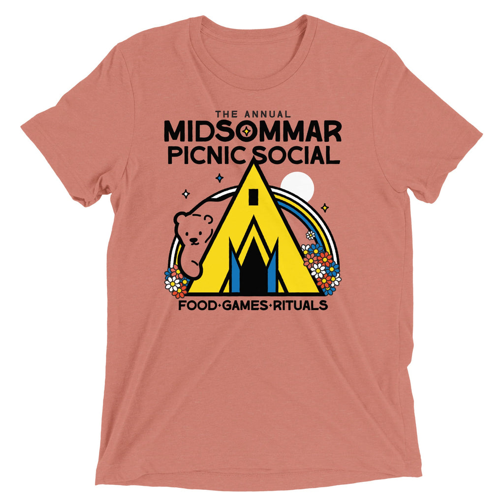 The Annual Midsommar Picnic Social Men's Tri-Blend Tee product image 5