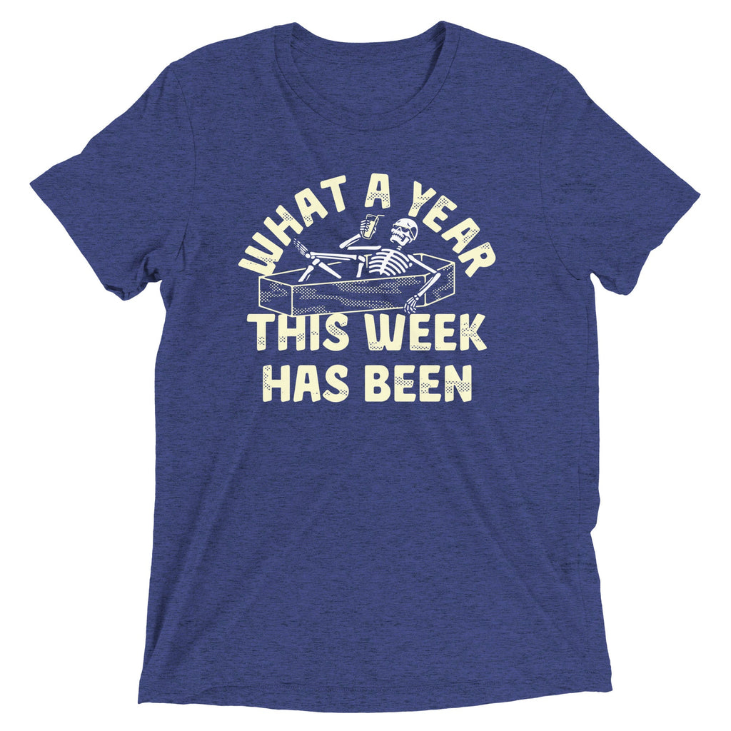 What A Year This Week Has Been Men's Tri-Blend Tee product image 4