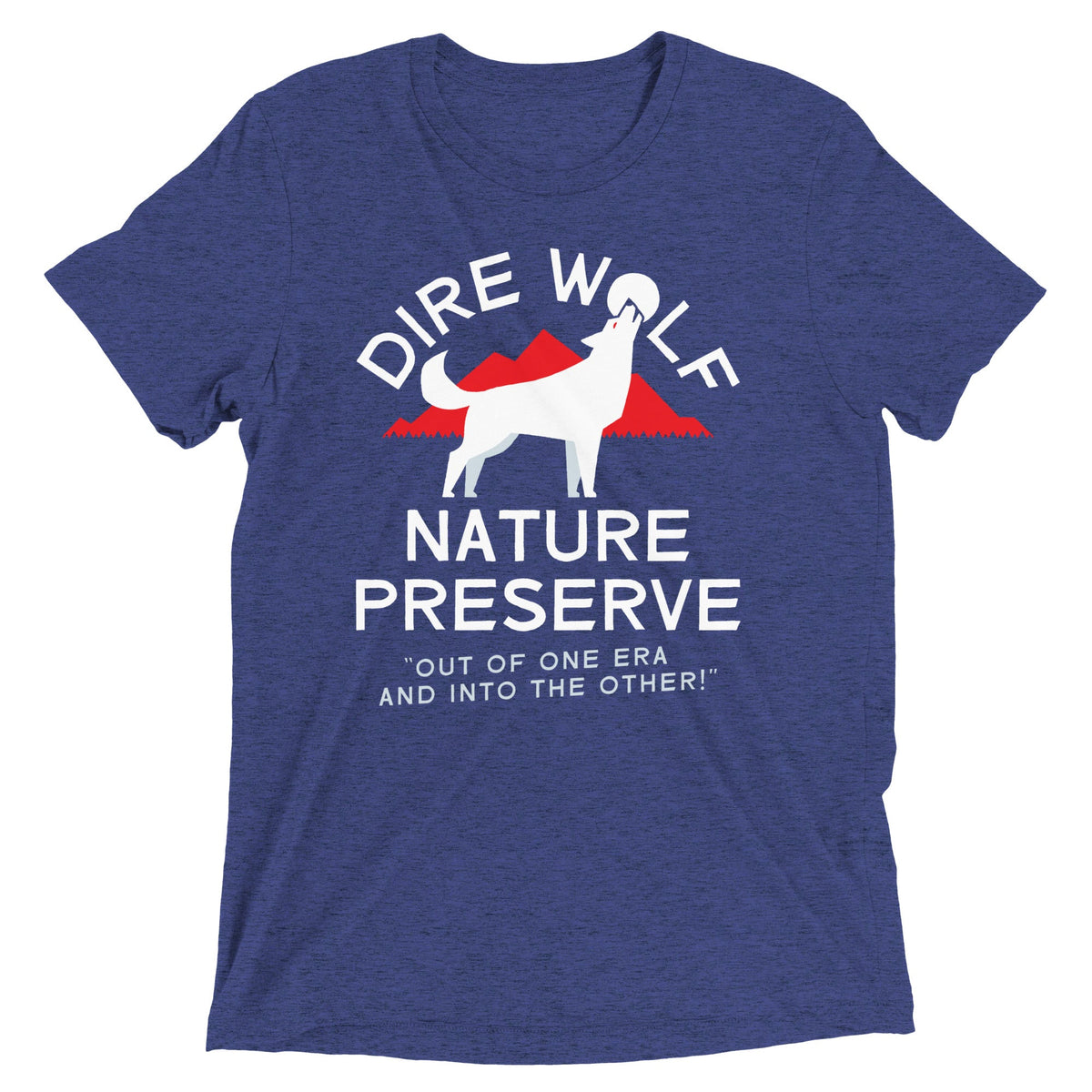 Dire Wolf Nature Preserve Men's Tri-Blend Tee product image 2