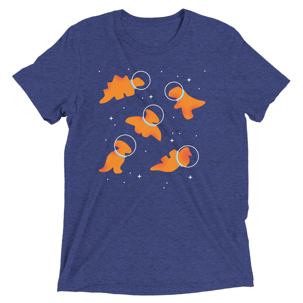 Dino Nugs In Space Men's Tri-Blend Tee product image 5