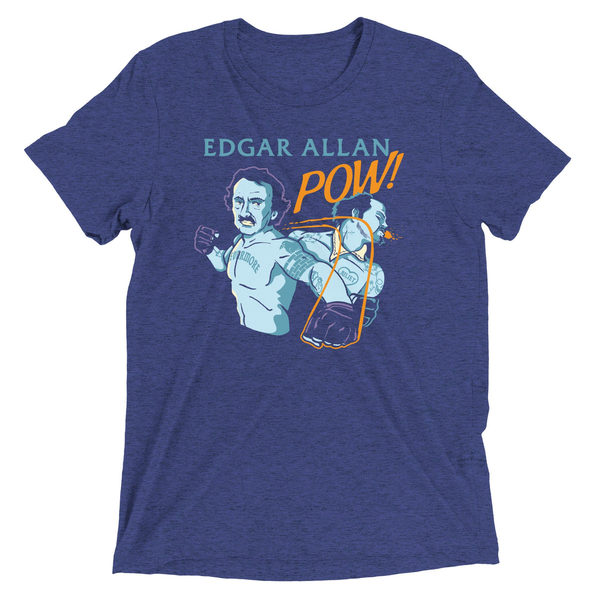 Edgar Allan Pow! Men's Tri-Blend Tee product image 1