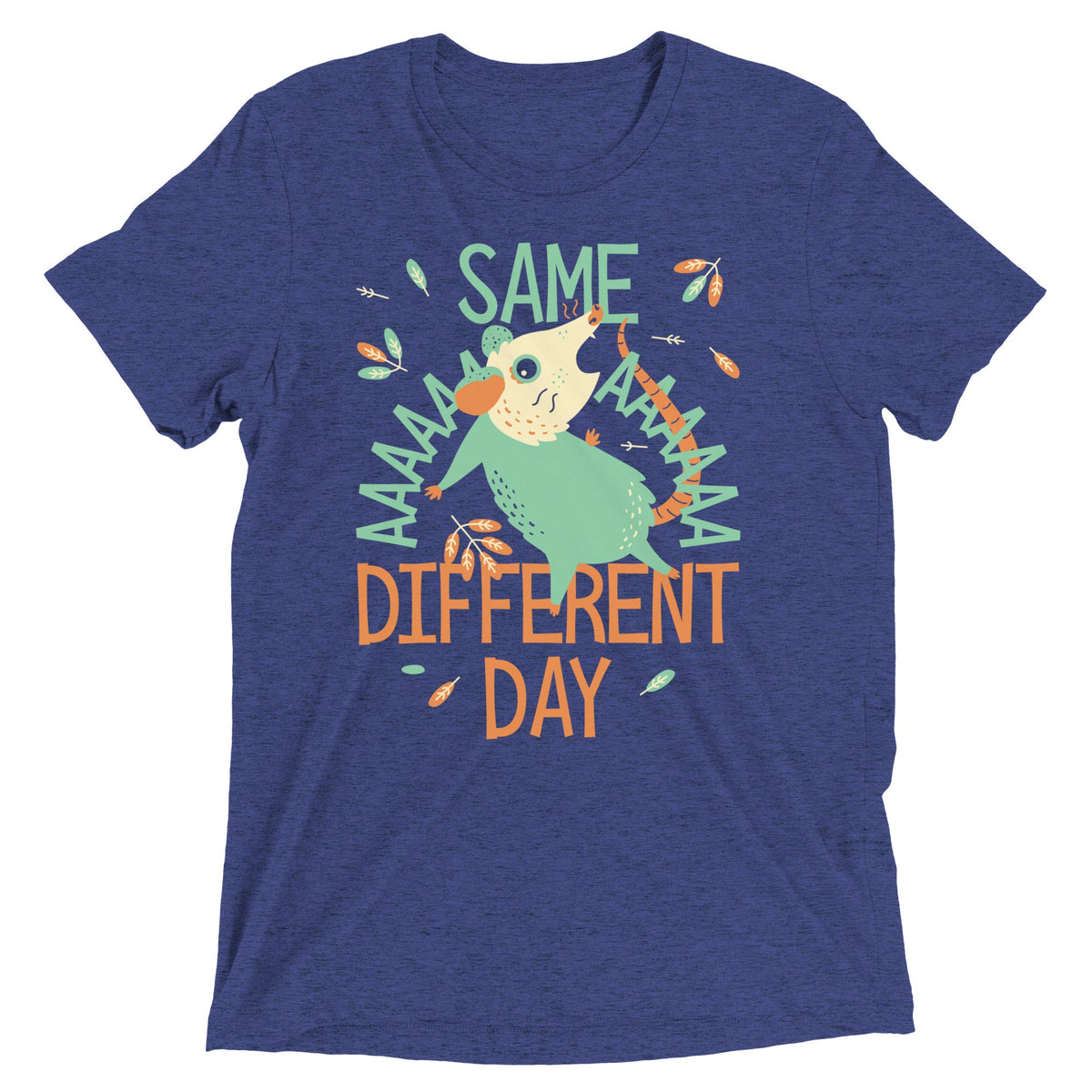 Same Aaaa Different Day Men's Tri-Blend Tee product image 2