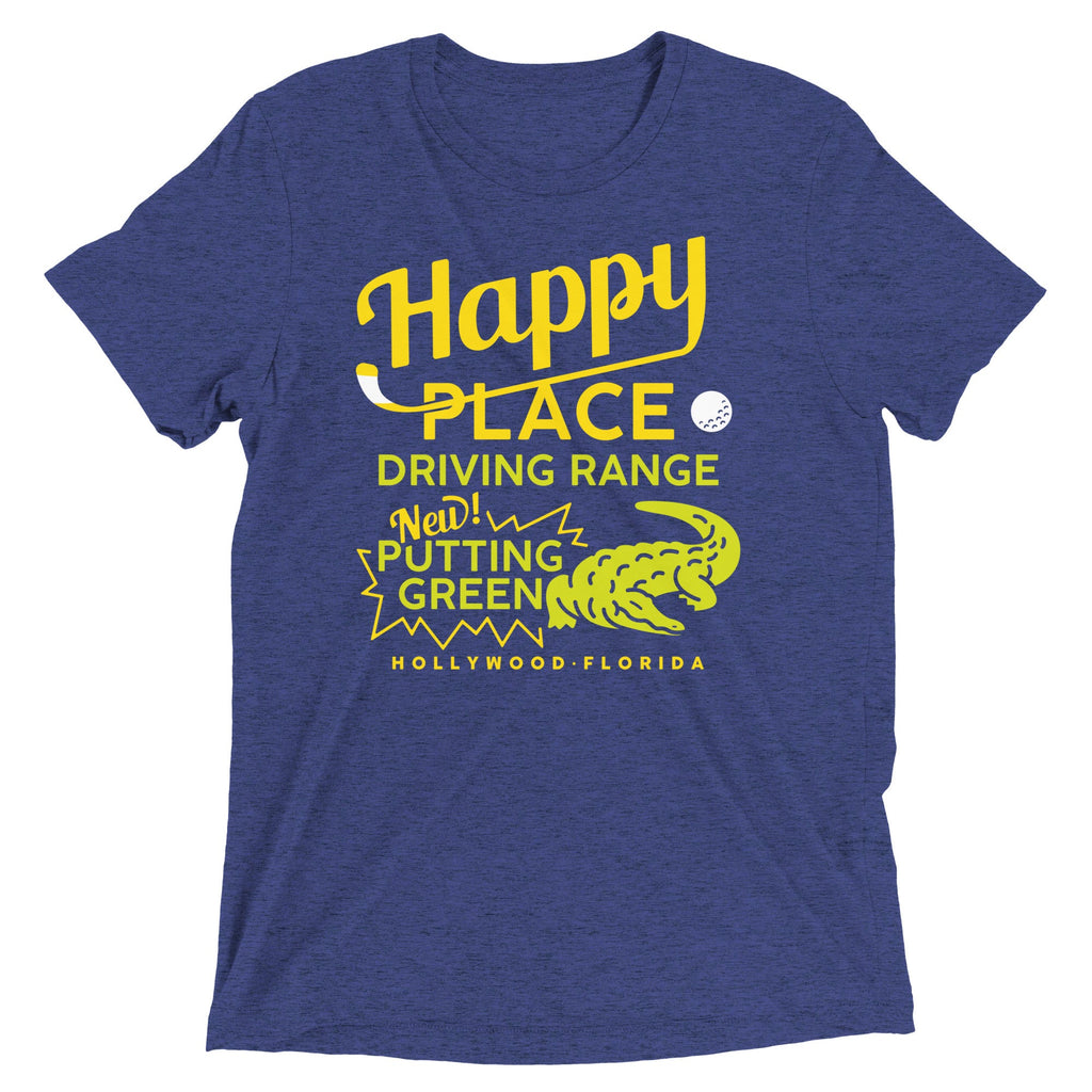Happy Place Driving Range Men's Tri-Blend Tee product image 4
