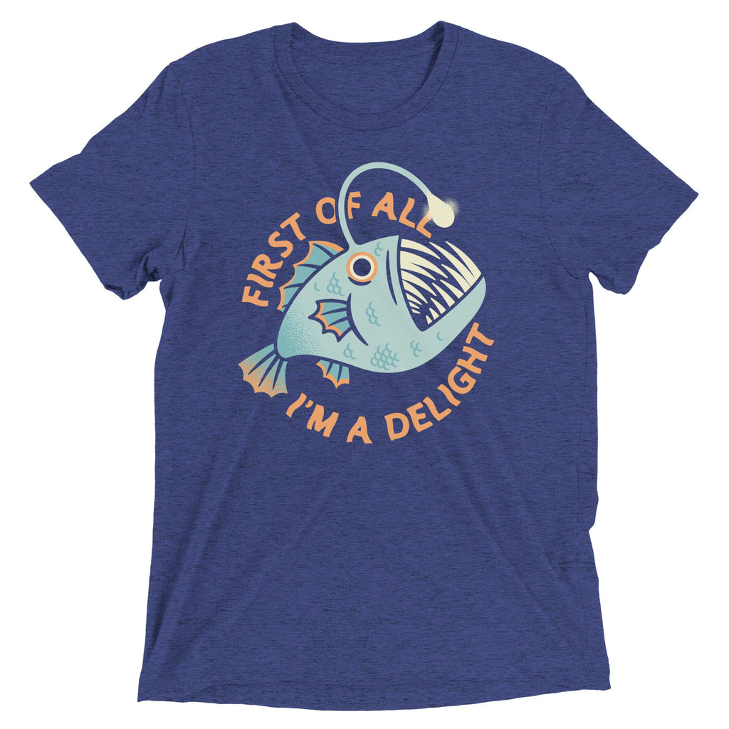 First Of All I'm A Delight Men's Tri-Blend Tee product image 4