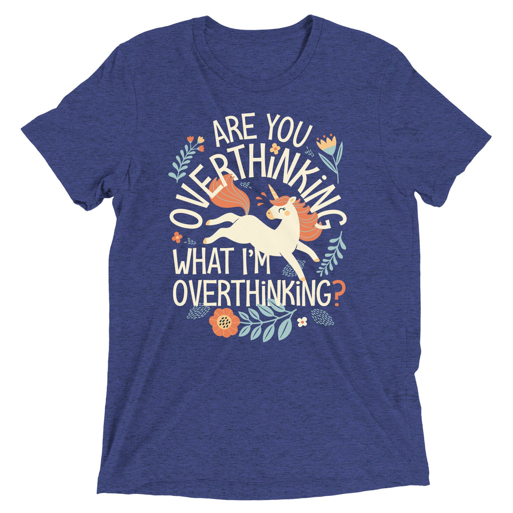 Are You Overthinking What I'm Men's Tri-Blend Tee product image 1