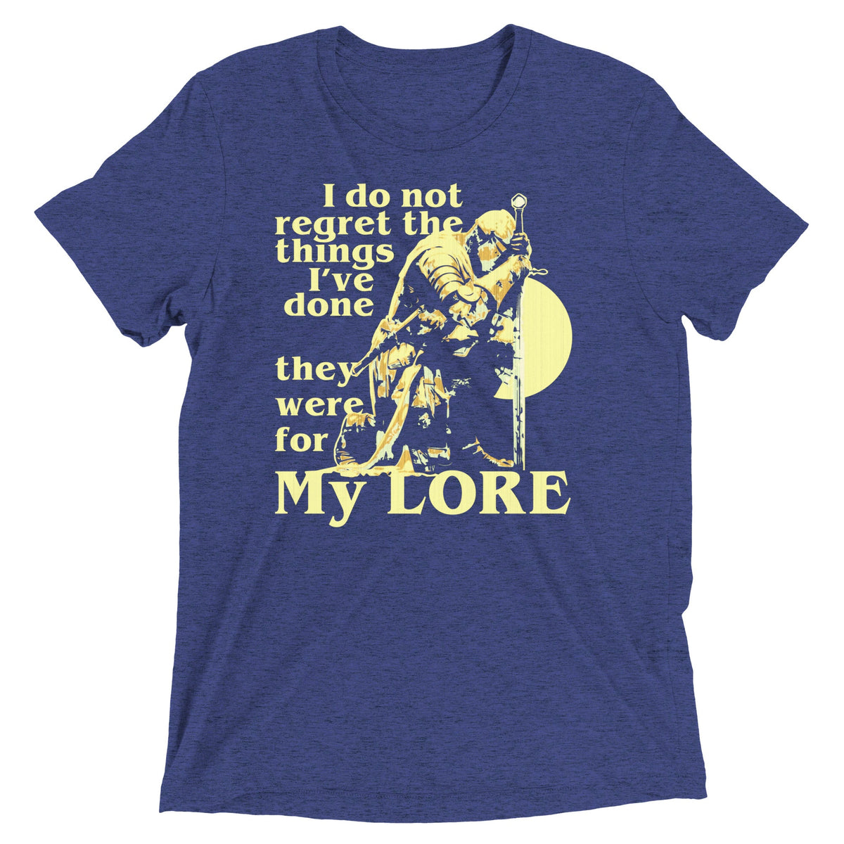 They Were For My Lore Men's Tri-Blend Tee product image 4