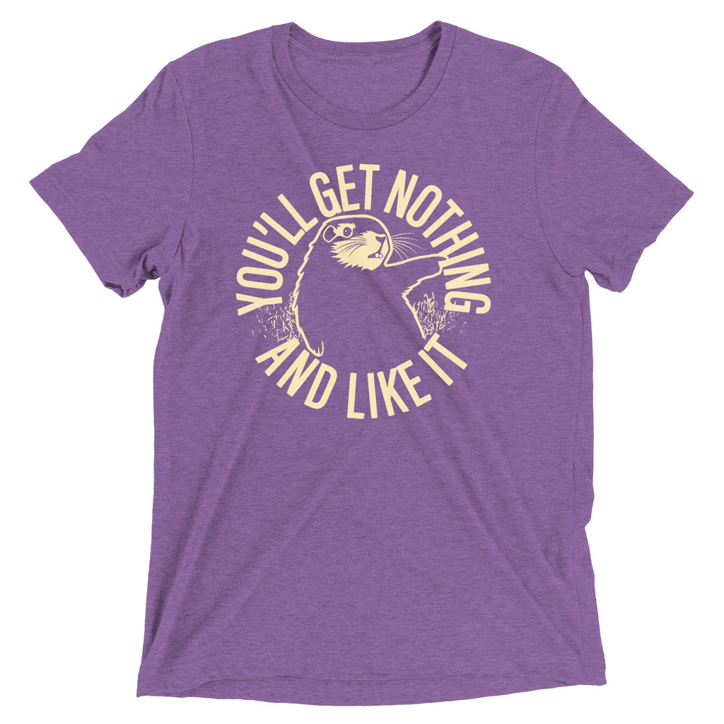 You'll Get Nothing And Like It Men's Tri-Blend Tee product image 4