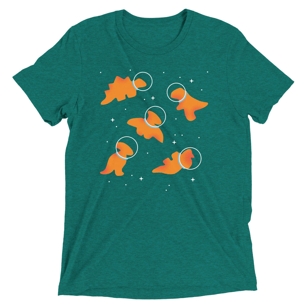 Dino Nugs In Space Men's Tri-Blend Tee product image 6