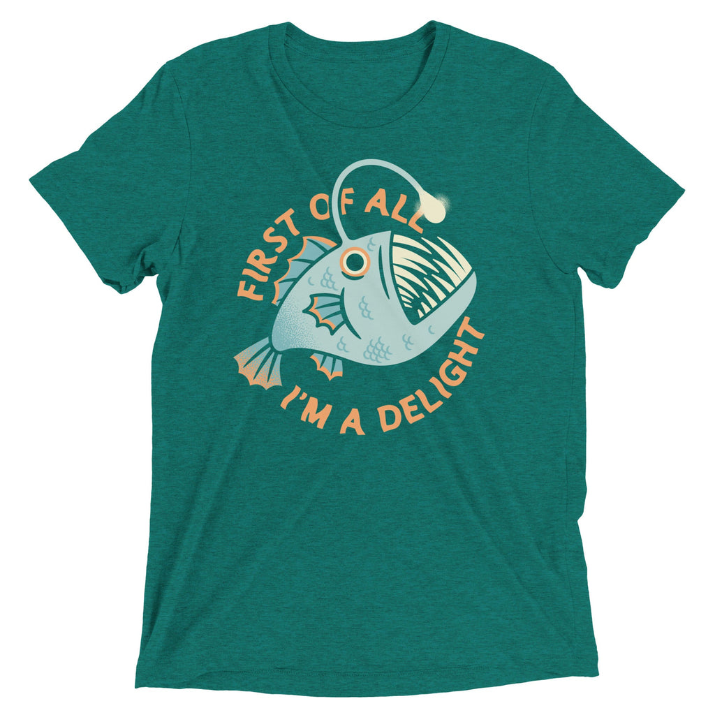 First Of All I'm A Delight Men's Tri-Blend Tee product image 5