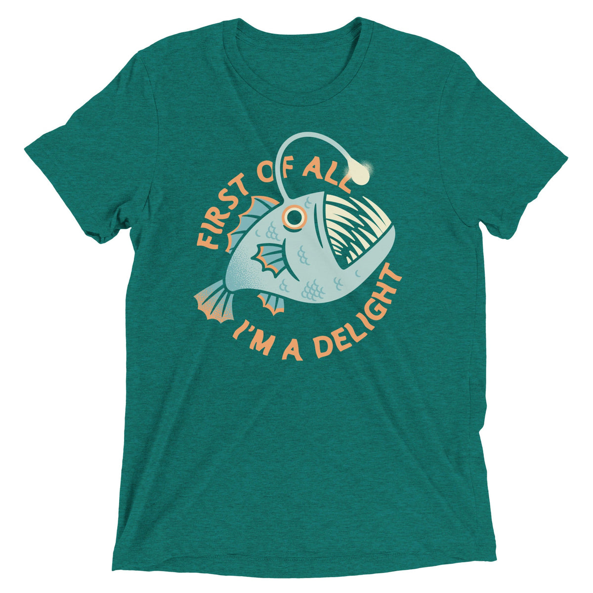 First Of All I'm A Delight Men's Tri-Blend Tee product image 5