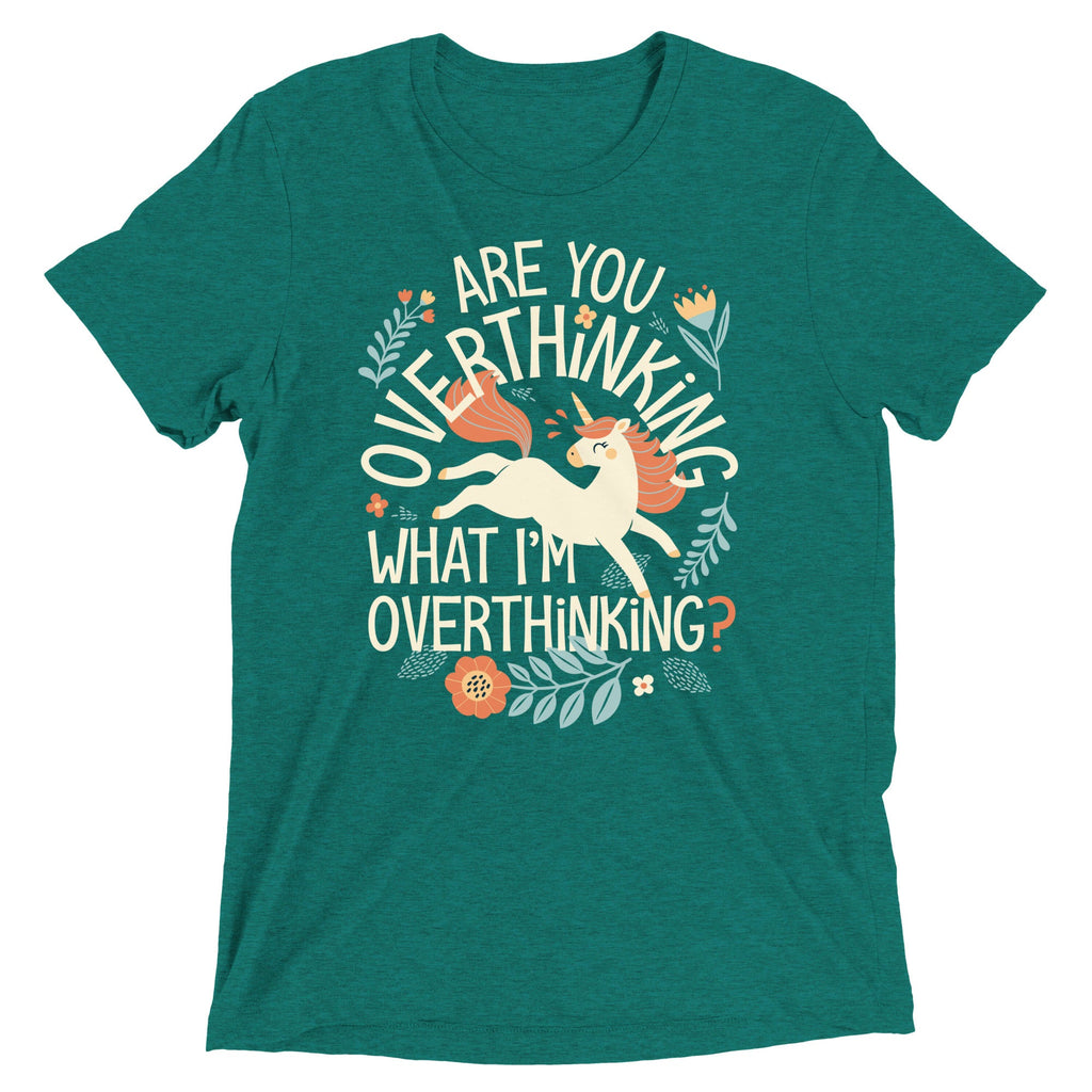 Are You Overthinking What I'm Men's Tri-Blend Tee product image 5