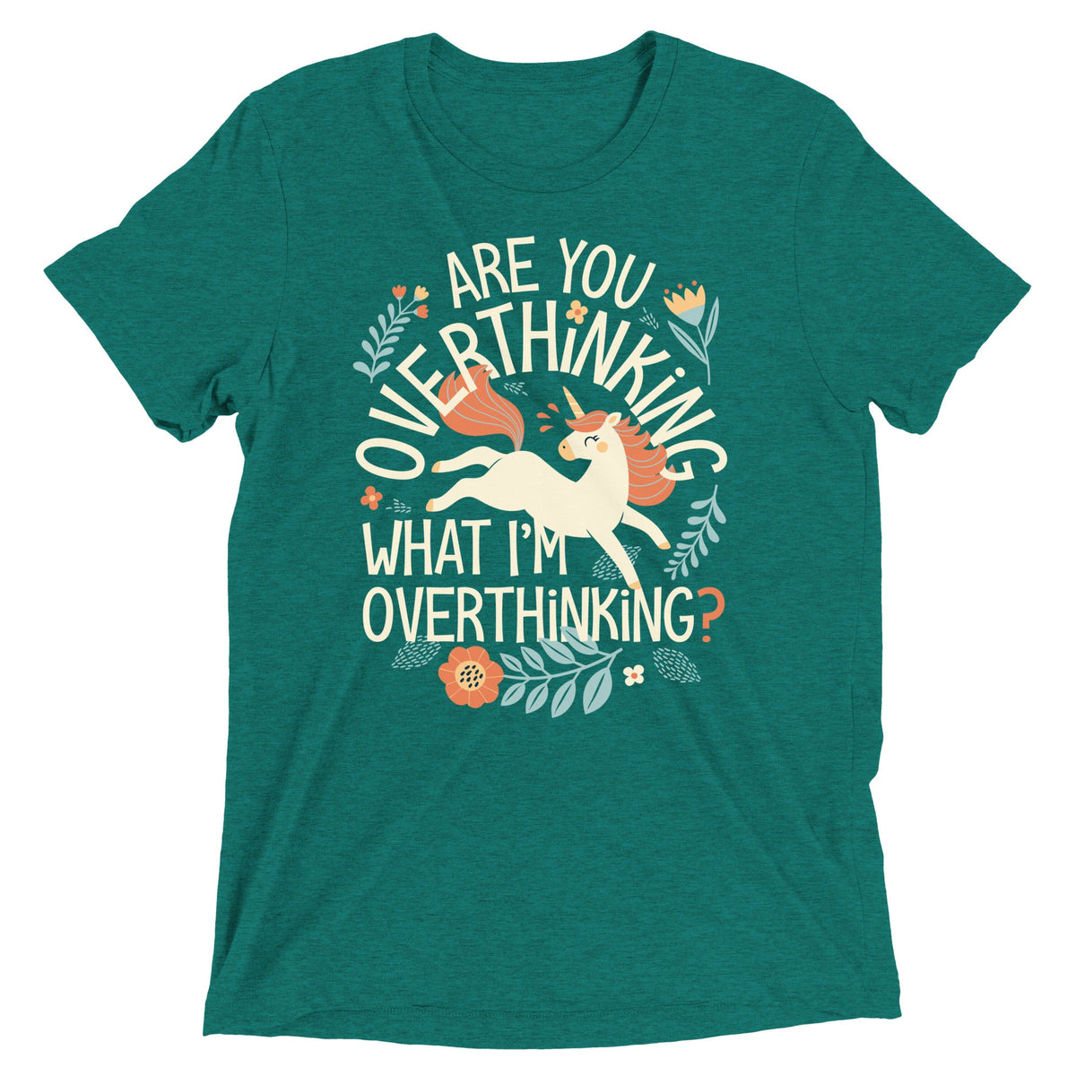 Are You Overthinking What I'm Men's Tri-Blend Tee product image 5