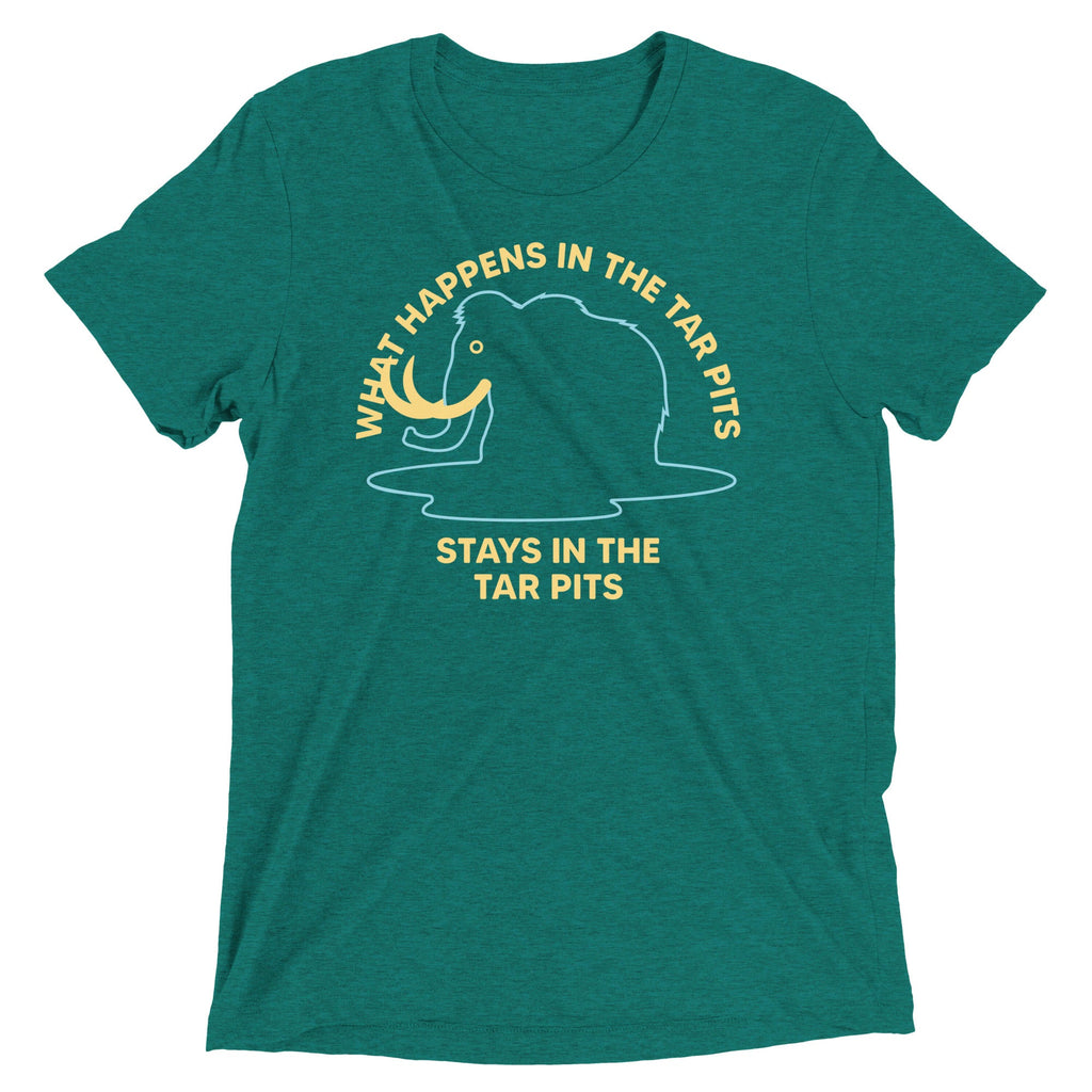 What Happens In The Tar Pits Stays In Men's Tri-Blend Tee product image 5