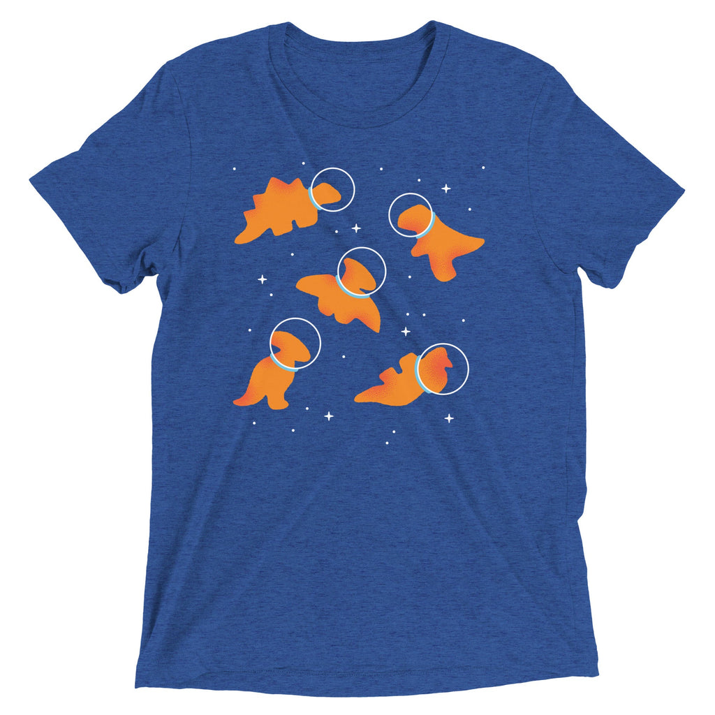 Dino Nugs In Space Men's Tri-Blend Tee product image 4