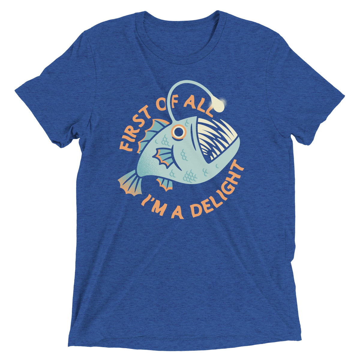 First Of All I'm A Delight Men's Tri-Blend Tee product image 3