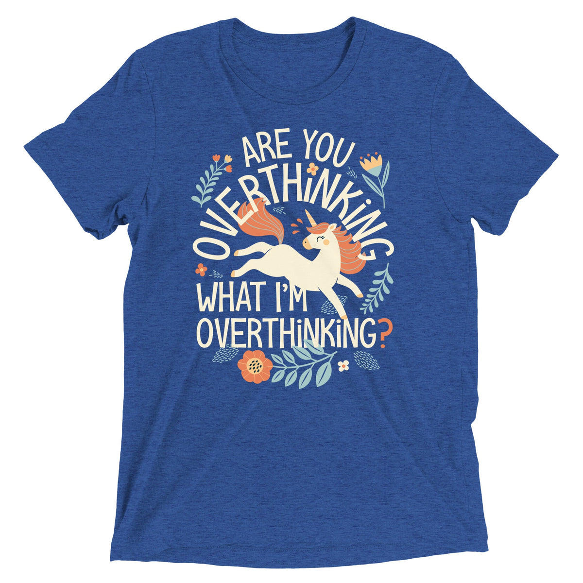 Are You Overthinking What I'm Men's Tri-Blend Tee product image 4