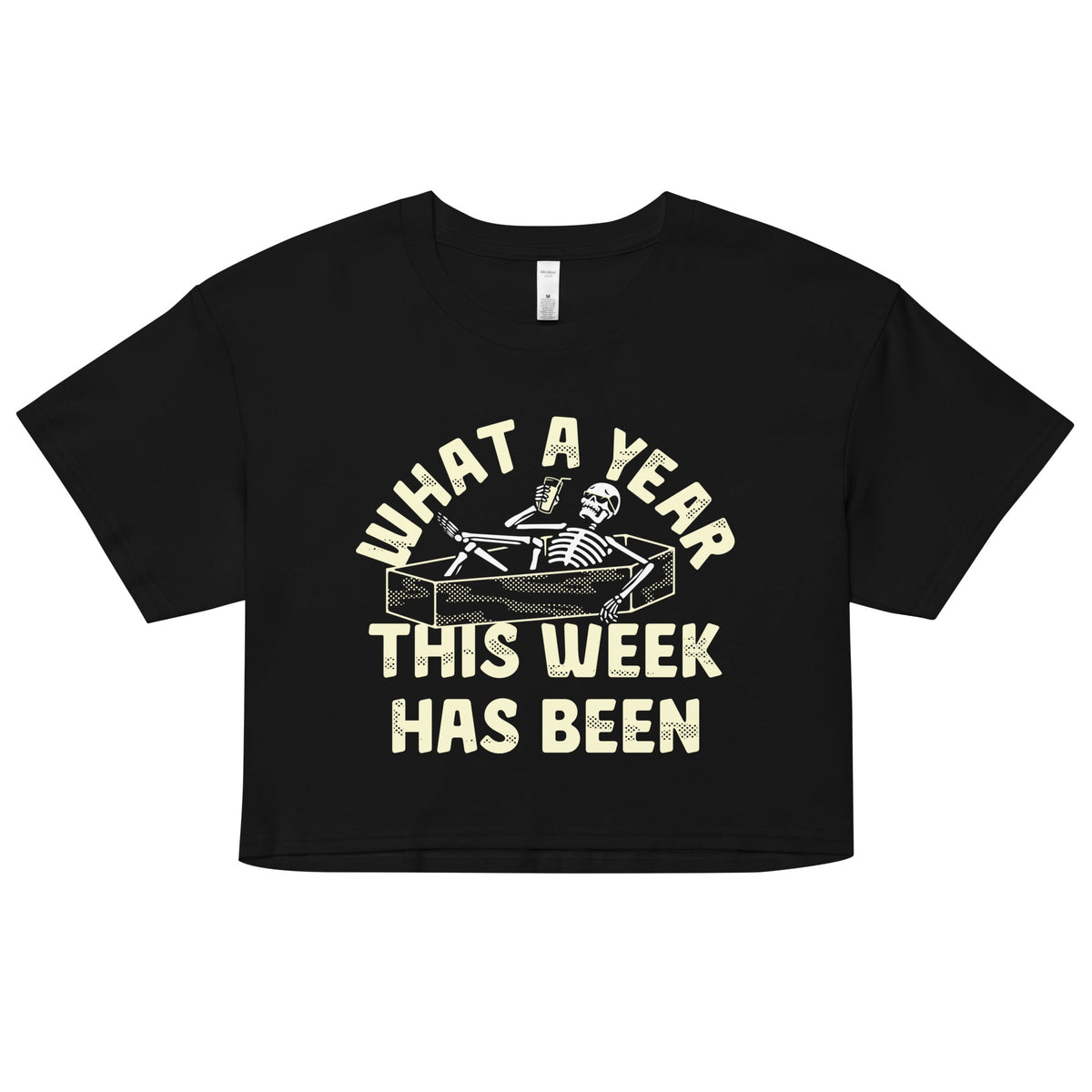What A Year This Week Has Been Women's Crop Tee product image 1