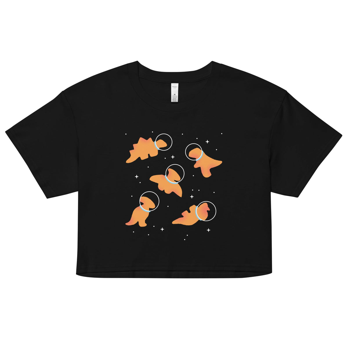 Dino Nugs In Space Women's Crop Tee product image 1