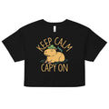 Keep Calm And Capy On Women's Crop Tee product image 1