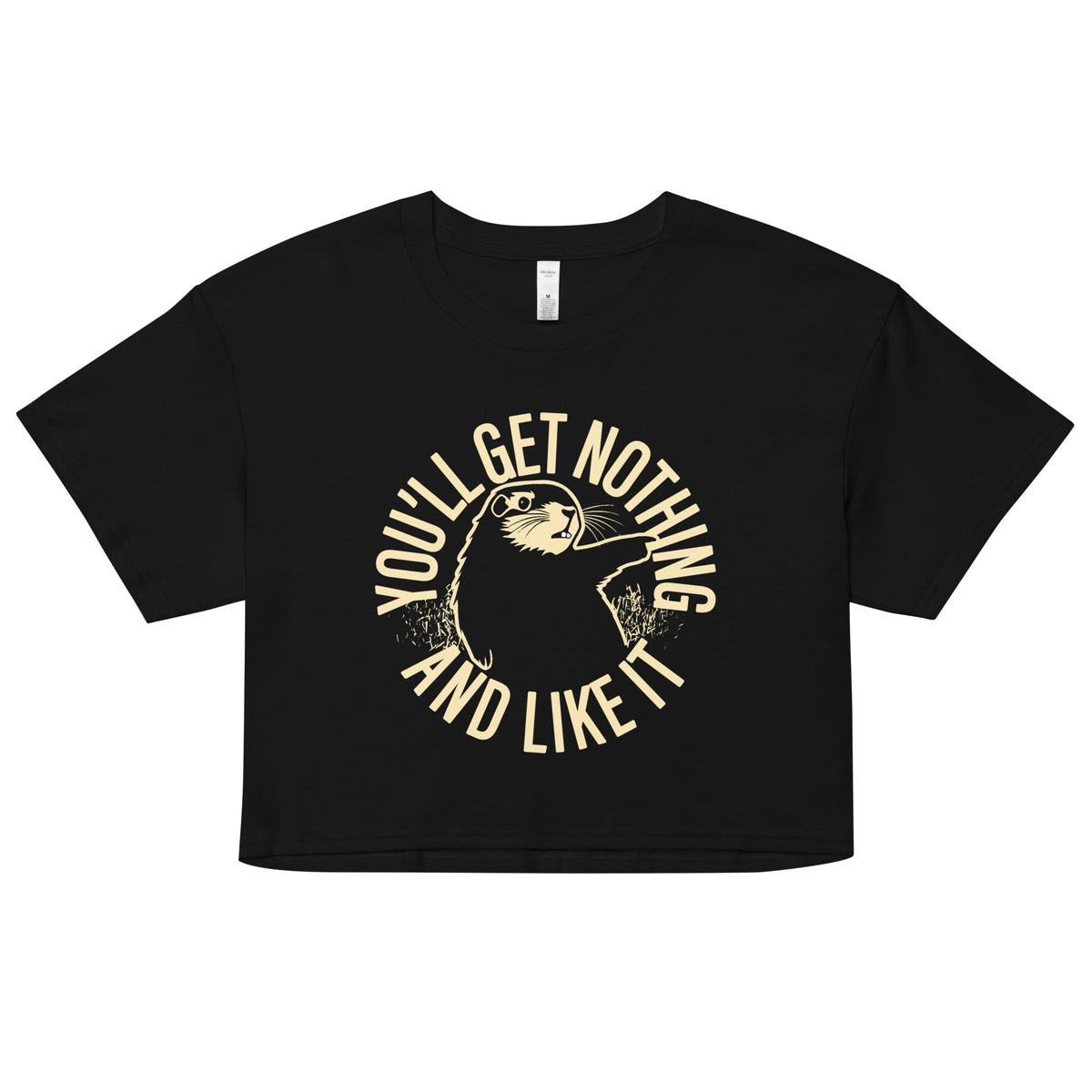 You'll Get Nothing And Like It Women's Crop Tee product image 2