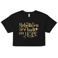 Rebellions Are Built On Hope Women's Crop Tee product image 1