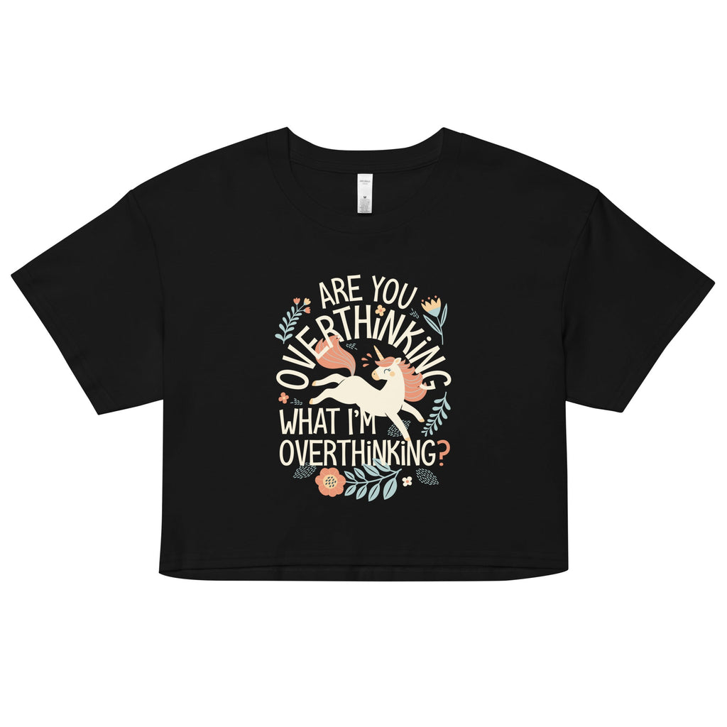 Are You Overthinking What I'm Women's Crop Tee product image 1