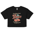 Greetings From New Jersey Women's Crop Tee product image 1