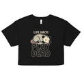Life Hack Play Dead Women's Crop Tee product image 1