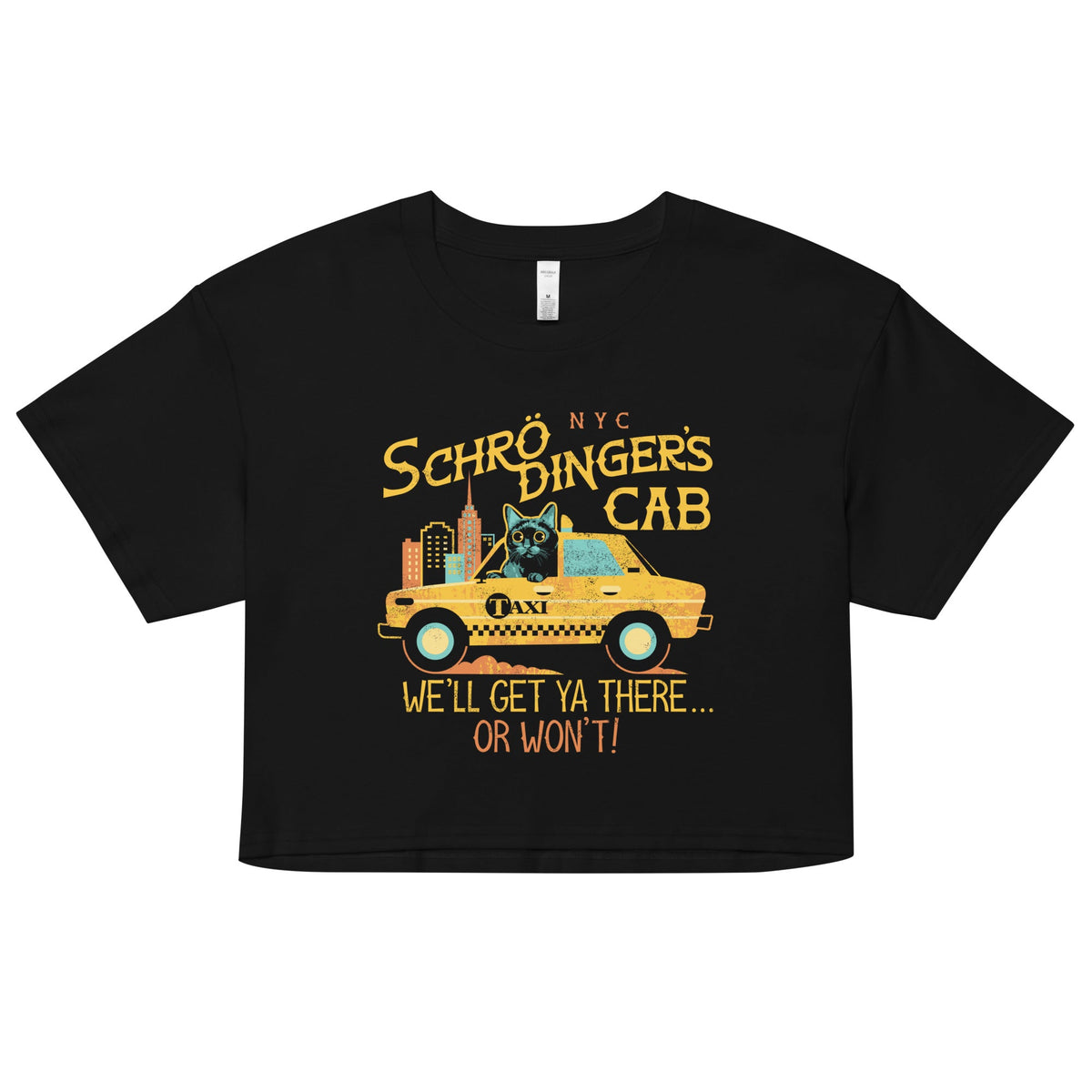 Schrodinger's Cab Women's Crop Tee product image 1