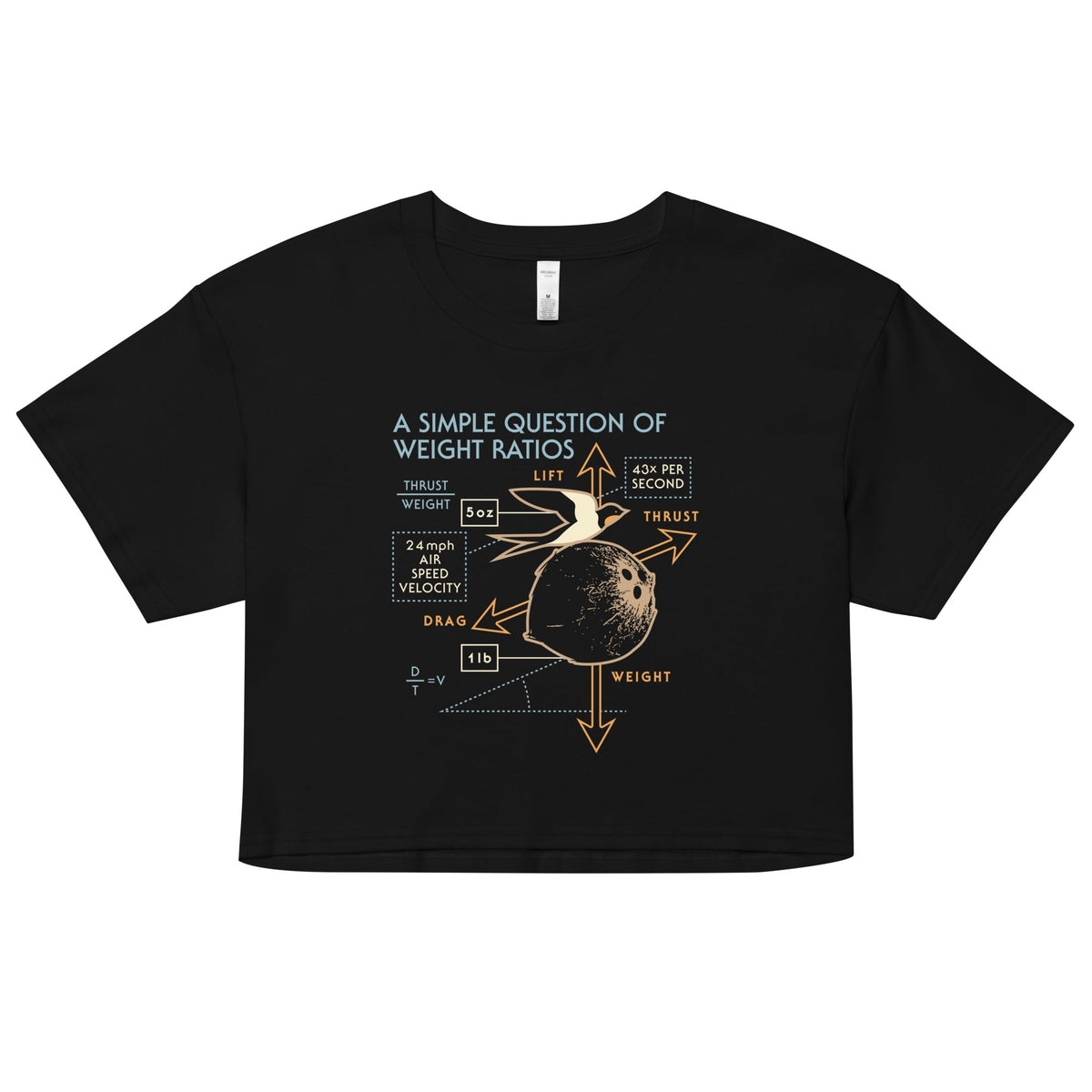 A Simple Question Of Weight Ratios Women's Crop Tee product image 1