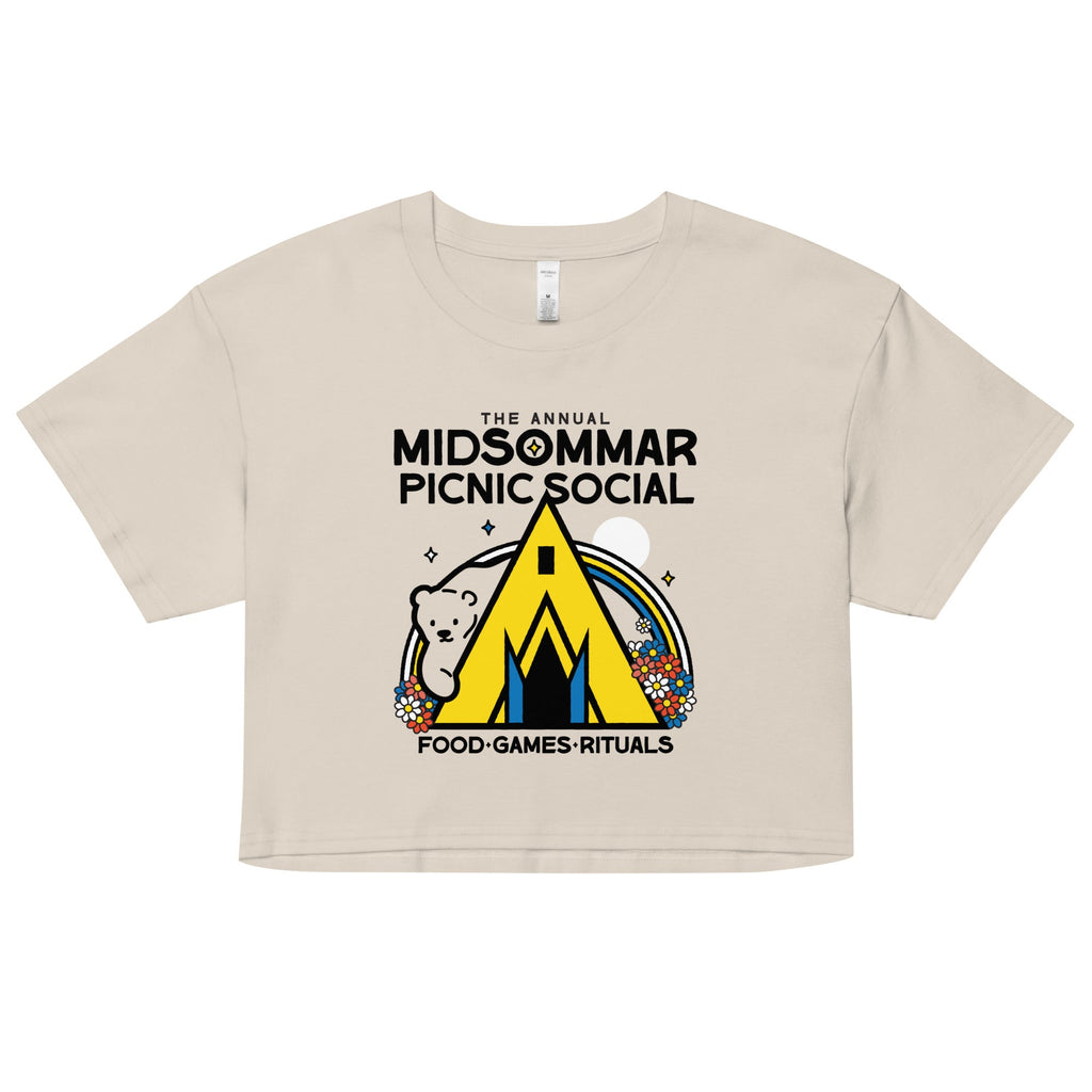 The Annual Midsommar Picnic Social Women's Crop Tee product image 1