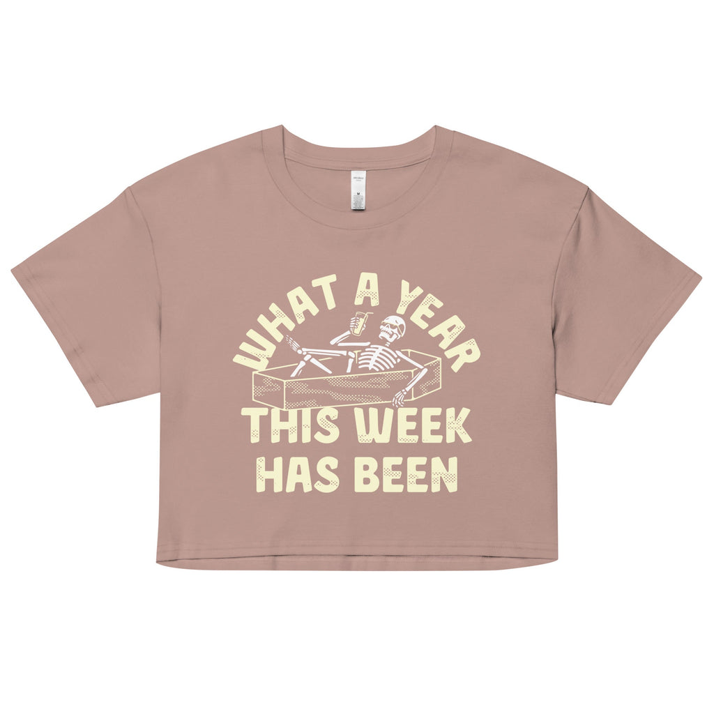 What A Year This Week Has Been Women's Crop Tee product image 3