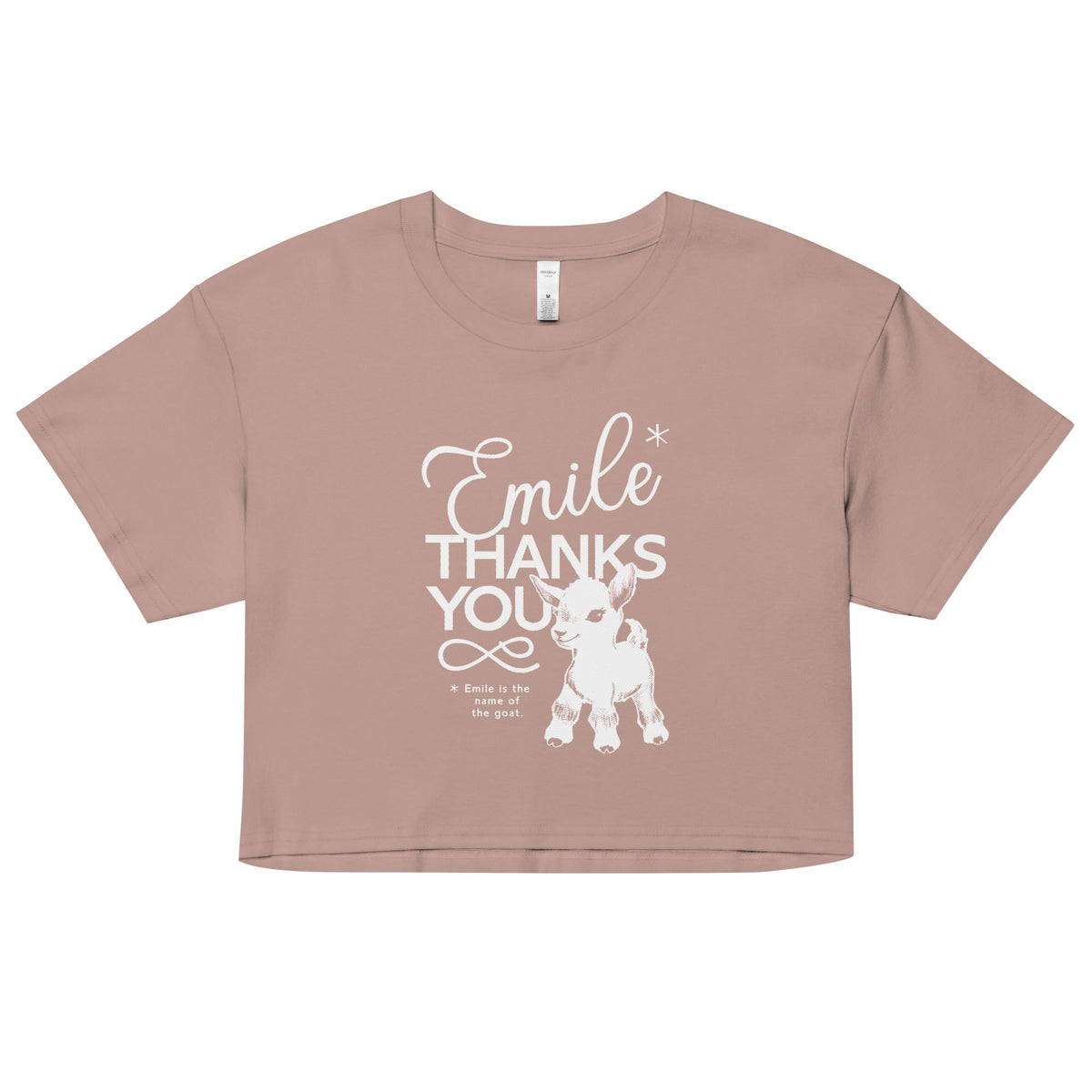 Emile Thanks You Women's Crop Tee product image 3