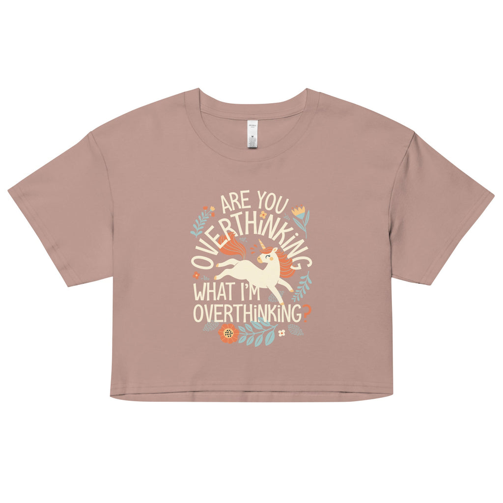 Are You Overthinking What I'm Women's Crop Tee product image 3