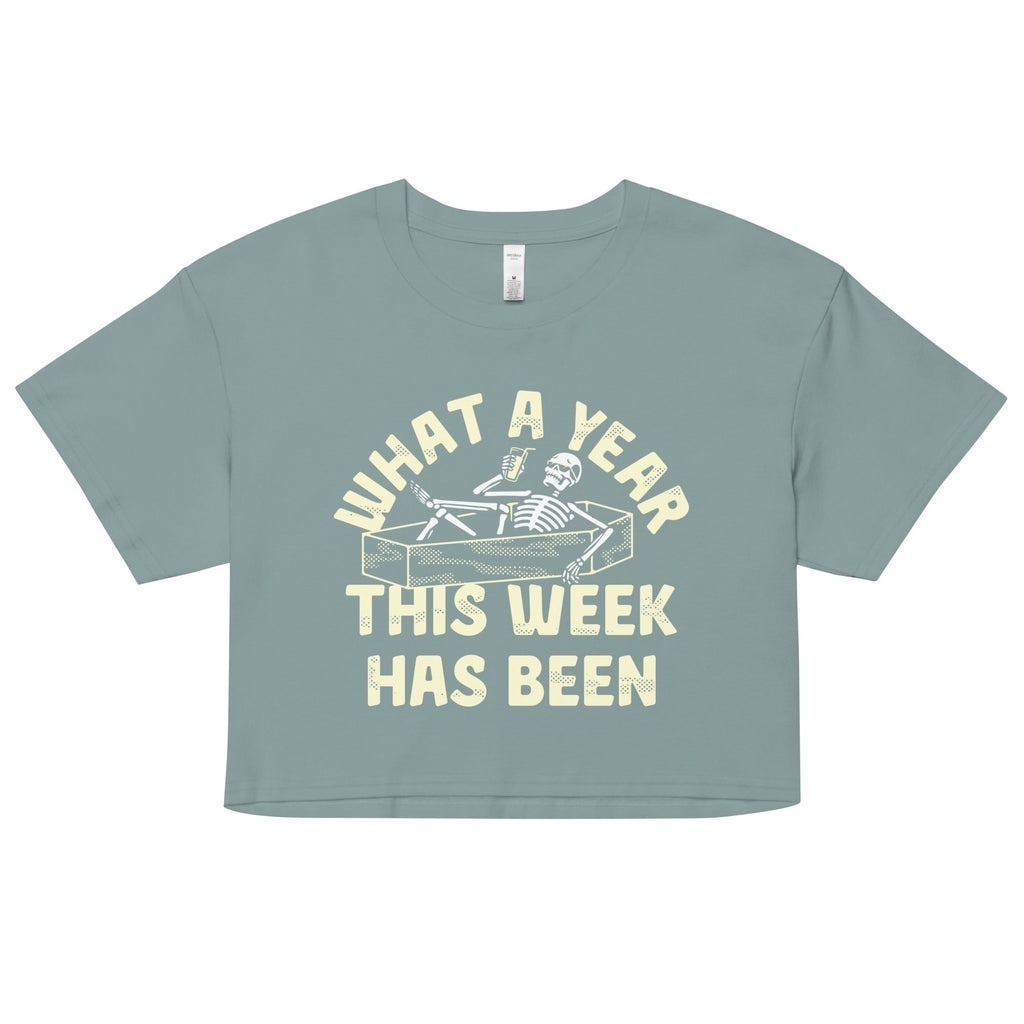 What A Year This Week Has Been Women's Crop Tee product image 2