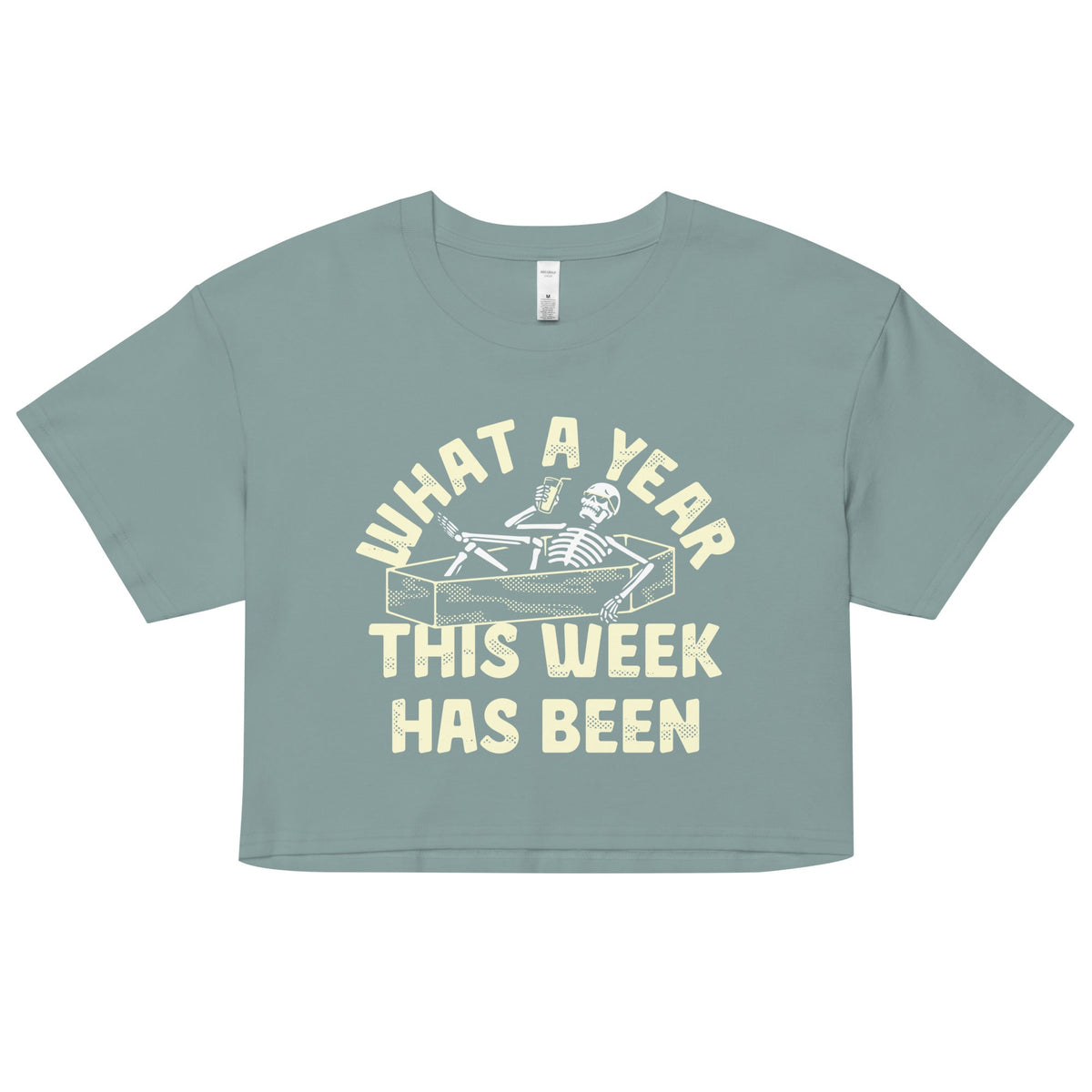 What A Year This Week Has Been Women's Crop Tee product image 2