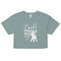 Emile Thanks You Women's Crop Tee product image 1