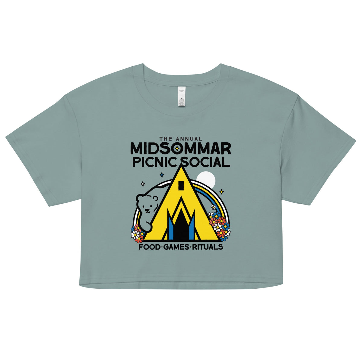 The Annual Midsommar Picnic Social Women's Crop Tee product image 2