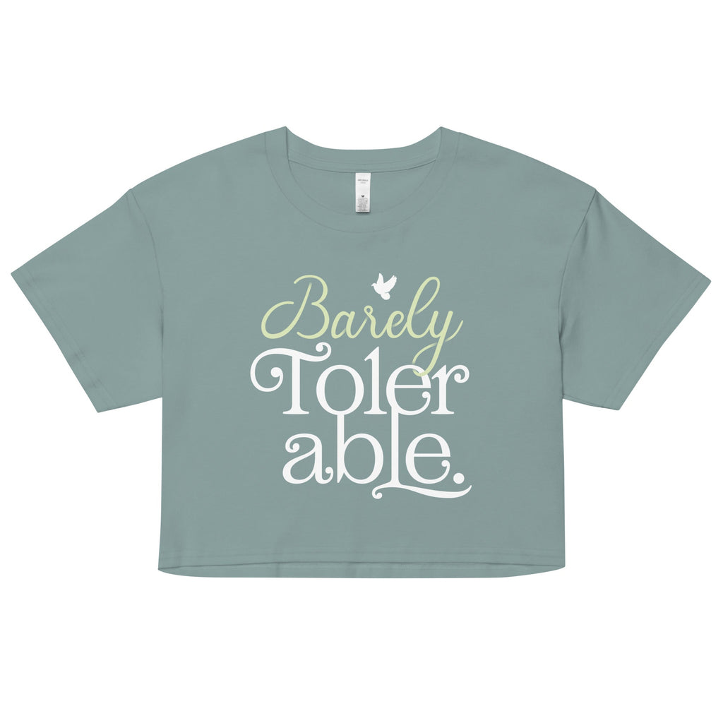 Barely Tolerable Women's Crop Tee product image 2