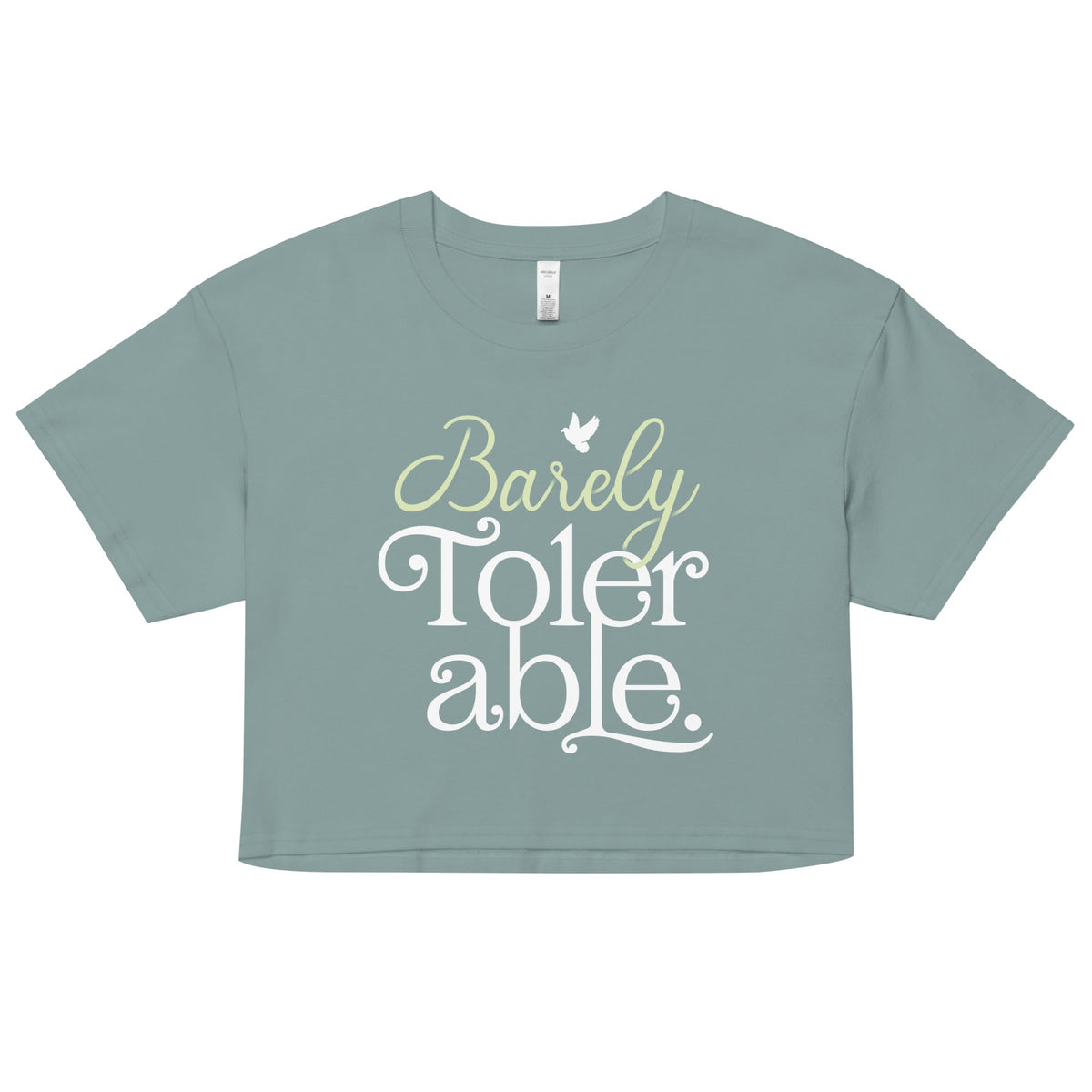 Barely Tolerable Women's Crop Tee product image 2