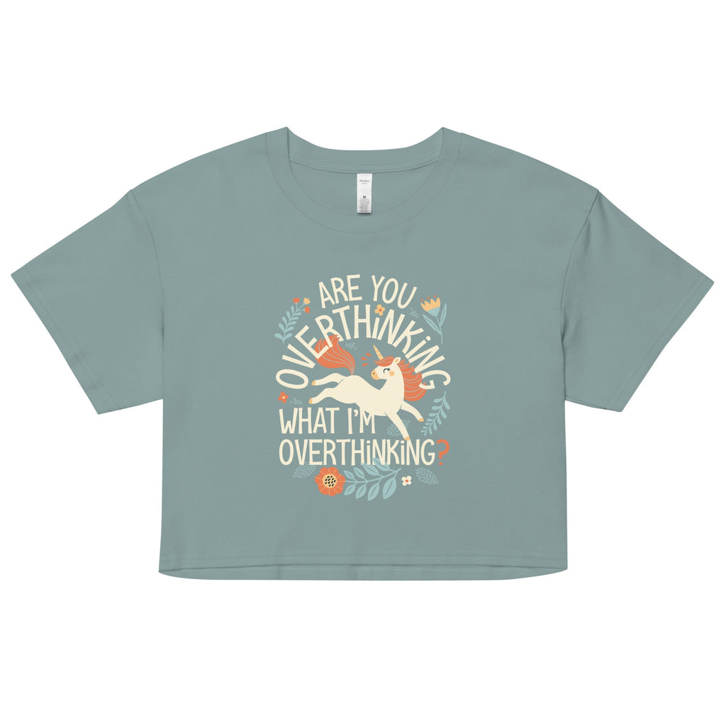 Are You Overthinking What I'm Women's Crop Tee product image 2