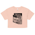 This Is The Way We Talk In Tuscon Arizonia Women's Crop Tee product image 1