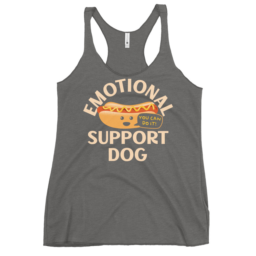 Emotional Support Dog Women's Racerback Tank